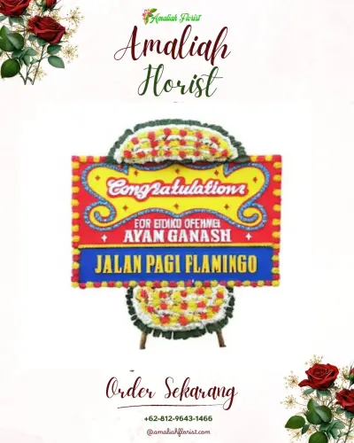 Bunga Papan Congratulation di Penusupan